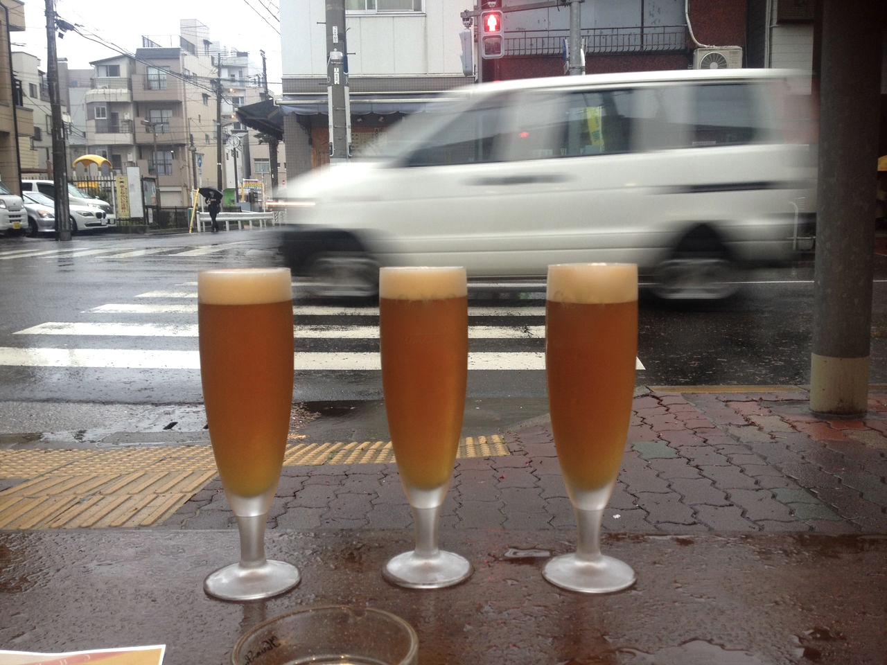 ３杯のビール
