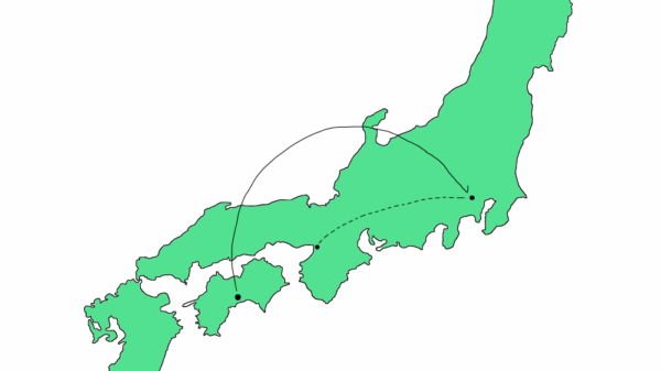 日本地図一部