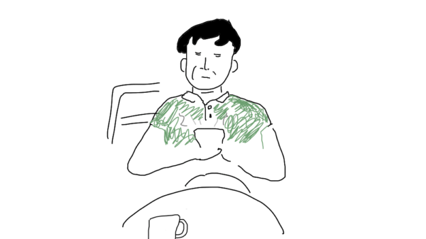 タリーズにいたおじさん