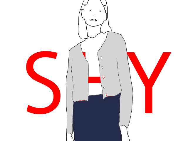 Ｃさんはシャイ