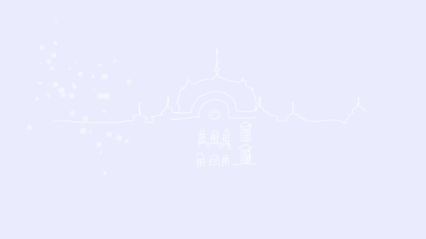 雨の東京駅