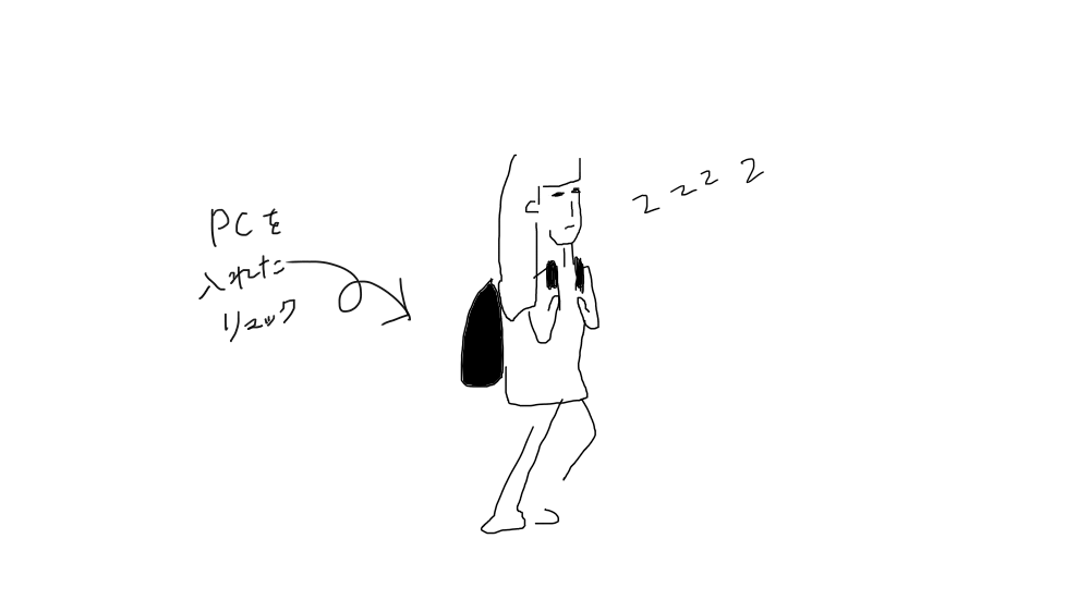 サブウェイまで歩く